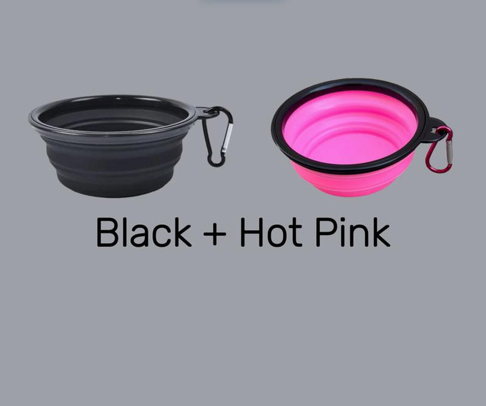 (2-PACK) Travel Dog Bowls- 12 FL OZ, Includes Six Bowls for Hydration and Comfort during Travel, Lightweight & Collapsible Design Toys