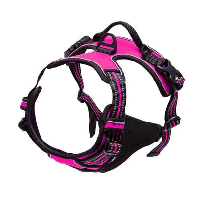 Heavy-Duty Reflective No-Pull Dog Harness with Front Clip and Control Handle 