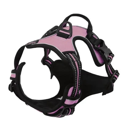 Heavy-Duty Reflective No-Pull Dog Harness with Front Clip and Control Handle 